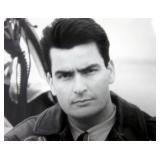 "Hot Shots!" Press Kit Photos 8x10" Glossy B&W, Charlie Sheen, Jon Cryer, Cary Elwes - Qty 9