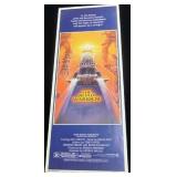 Original 1982 "The Road Warrior" Mel Gibson Insert Movie Poster 36 x 14", Flat