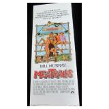 Original 1979 "Meatballs" Bill Murray Insert Movie Poster 36 x 14", Flat