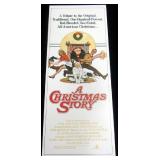 Original 1983 "A Christmas Story" Insert Movie Poster 36 x 14", Flat