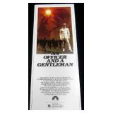 Original 1982 "An Officer and A Gentleman" Insert Movie Poster 36 x 14", Flat