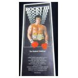 Original 1982 "Rocky III" Insert Movie Poster 36 x 14", Flat