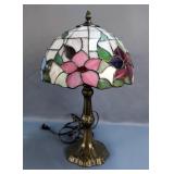 Tiffany Style Floral Stained Glass Table Lamp