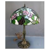 Tiffany Style Floral Stained Glass Table Lamp