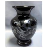 Fenton Hand Painted Vase by Linda Everson