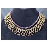 Beaded Single Strand Choker, 16" And Seed Bead 16" Choker & Seed Bead