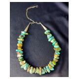 Turquoise Nugget Necklace