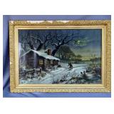 Hunting Lodge Framed Print