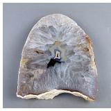 Polished Brazilian Agate Slice, 5" x 4.25" x 0.75" 