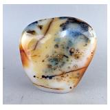 Polished Moss Agate Freeform, 3.75" Tall x 3.75" Wide