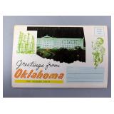 Greetings From Oklahoma Post Card Set, 6" x 4.25" 