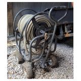 Portable Rolling Garden Hose Reel Cart with Hose Portable Rolling Garden Hose Reel Cart with Hose