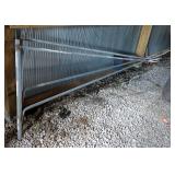 Steel Barrier Swing Gates, Qty 2 Steel Barrier Swing Gates, Qty 2