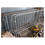Metal Crowd Control Barriers, Qty 5, 48" x 84" Metal Crowd Control Barriers, Qty 5, 48" x 84"