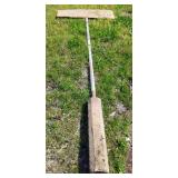 Warning Sign on Metal Post Marked Insufficient Clearance  Warning Sign on Metal Post Marked Insufficient Clearance