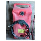 DuraMAX Rolling Gasoline/Fuel Tank, 5.3L (1.4 Gal) With Hose DuraMAX Rolling Gasoline/Fuel Tank, 5.3L (1.4 Gal) With Hose