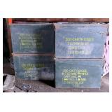 Ammunition Cans Marked 7.62MM M13/M82, All Empty, Qty 4  Ammunition Cans Marked 7.62MM M13/M82, All Empty, Qty 4