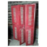 Vintage Industrial Metal Lockers Vintage Industrial Metal Lockers