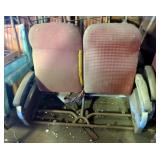 Railroad Passenger Train Car Double Reclinable Seats, Qty 7 Railroad Passenger Train Car Double Reclinable Seats, Qty 7
