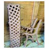Cast Iron Garden Bench Parts  Cast Iron Garden Bench Parts