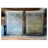 Willard Type MH-17 Battery Jars, Qty 2  Willard Type MH-17 Battery Jars, Qty 2