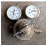 Uniweld Ft. Lauderdale Gas Regulator with Gauges  Uniweld Ft. Lauderdale Gas Regulator with Gauges