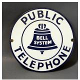 Ande Rooney Bell System Public Telephone Metal Sign Reproduction 