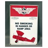 Skelly Aerodynamic Gasoline And Airplane Oil Enamel Sign 