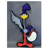 Looney Tunes Road Runner Heavy Gauge Steel Enamel Sign, Approx 5lbs 