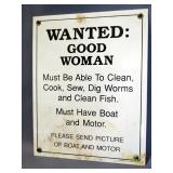 Pony Express And Wanted Steel Signs