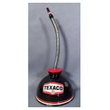 Vintage Texaco Tin Truck Sign With Holographic Authentication Sticker, 10" x 24" And Enamel Texaco O