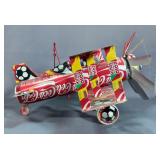 Handmade Coca-Cola Airplanes, Qty 2