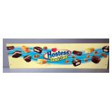 Vintage Hostess Cakes Plastic Sign, 12" x 45" And 1970