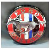 Ford Mustang Metal Button Sign