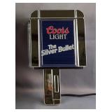 Coors Light - The Silver Bullet Electric Wall Lamps, Qty 2