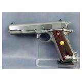 Colt Government Model 9mm Luger Pistol SN# NN04548, 4 Total Mags, Extra Grips, And Paperwork, In Har Colt Government Model 9mm Luger Pistol SN# NN04548, 4 Total Mags, Extra Grips, And Paperwork, In Har