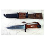 AKM Type 2 1991 Iraq Bayonet, 5.75" Blade, In Sheath AKM Type 2 1991 Iraq Bayonet, 5.75" Blade, In Sheath