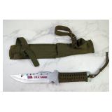 U.S.A Saber Fixed Blade Knife, 5" Blade, In Sheath  U.S.A Saber Fixed Blade Knife, 5" Blade, In Sheath