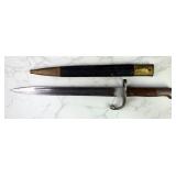 Weyersberg, Kirschbaum & CIE German Sword Bayonet, Serial No. Aa3654, 11.5" Blade, In Sc Weyersberg, Kirschbaum & CIE German Sword Bayonet, Serial No. Aa3654, 11.5" Blade, In Sc