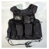 Tactical Vest With Adjustable Waist, Zombie Stryke Patch Tactical Vest With Adjustable Waist, Zombie Stryke Patch