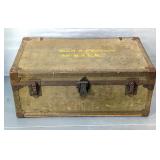 Military Foot Locker, 14" X 34" X 20"  Military Foot Locker, 14" X 34" X 20"