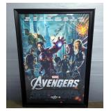 The Avengers Movie Poster Autographed By Cast Members