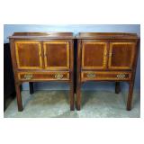 Drexel Side Cabinets With Drawers