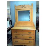 Hand Crafted Dresser With Tilt Mirror
