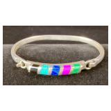 Sterling Silver Multi-Stoned Bracelet