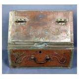 Vintage Copper Cash Register Base