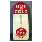 Dr. Pepper Hot or Cold Thermometer Advertising Sign