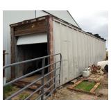 Storage Container 8ft x 8ft3in x 40ft, Includes Tire Assortment Atop Container Storage Container 8ft x 8ft3in x 40ft, Includes Tire Assortment Atop Container