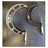 NSK 5"-6" Micrometer and Starrett No. 436 3"-4" Micrometer  NSK 5"-6" Micrometer and Starrett No. 436 3"-4" Micrometer