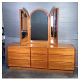 Sun Cabinet Co Mid Century Style Dresser With Mirror Sun Cabinet Co Mid Century Style Dresser With Mirror